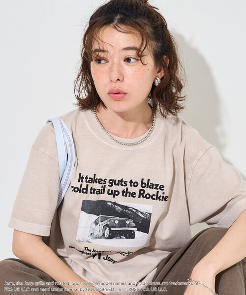FREAK'S STORE（フリークスストア） tシャツ 半袖 ジープ プリントT