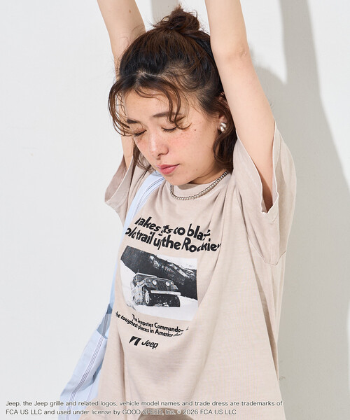 FREAK'S STORE（フリークスストア） tシャツ 半袖 ジープ プリントT