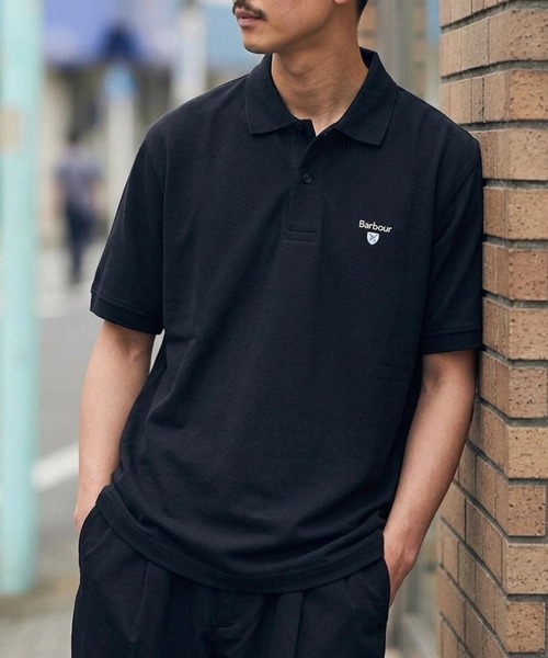 未使用品！バブアー！ポロシャツ！バブアー・オリジナル・スポーツ・ポロ！黒！M Barbour（バブアー） ポロシャツ 半袖 「barbour」barbour original