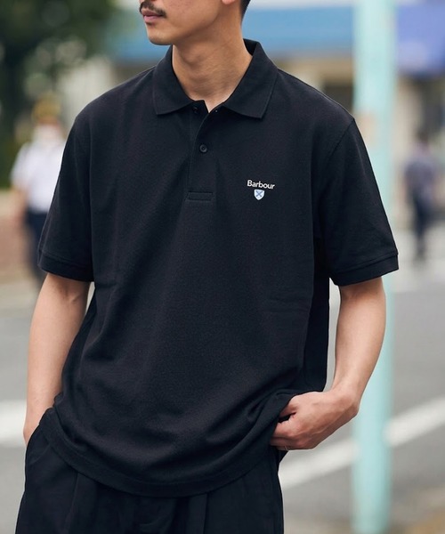 未使用品！バブアー！ポロシャツ！バブアー・オリジナル・スポーツ・ポロ！黒！M Barbour（バブアー） ポロシャツ 「barbour」barbour original sports