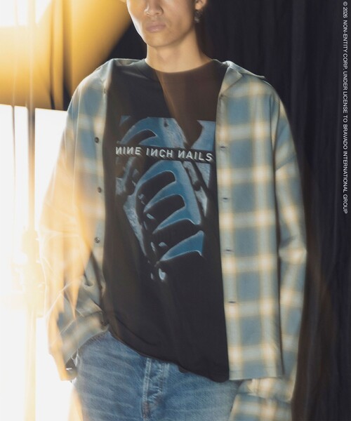 monkey time BEAUTY＆YOUTH UNITED ARROWS tシャツ 「NINE INCH NAILS