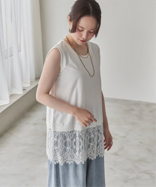 ESCADA レース タンクトップ ノースリーブ ESCADA レース タンクトップ