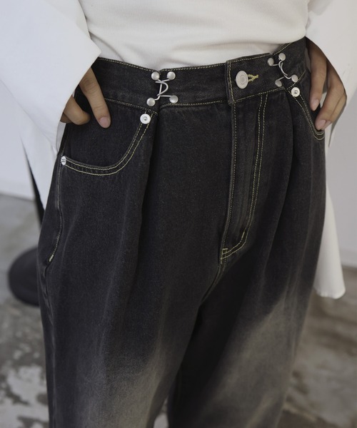 「hellam」 デニムパンツ MEDIUM ブルー レディース_画像5