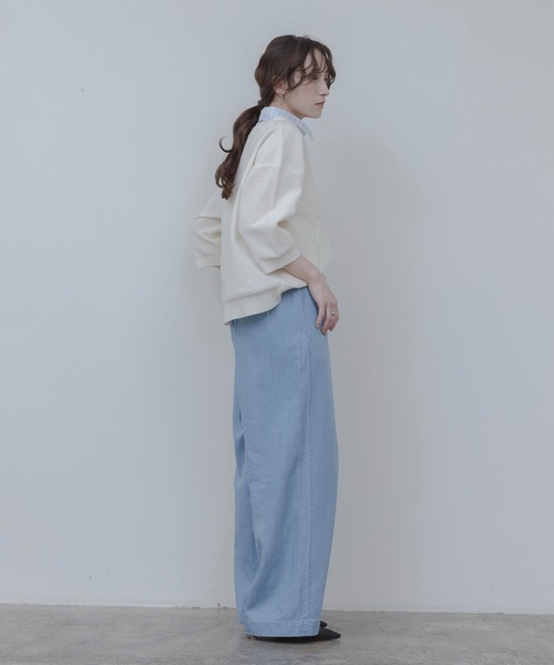 「Eimee Law」 イージーパンツ FREE ブルー レディース_画像3