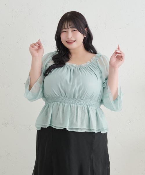 Louiosy（ルオシー） ブラウス シャツ 「Louiosy」「大きいサイズ 