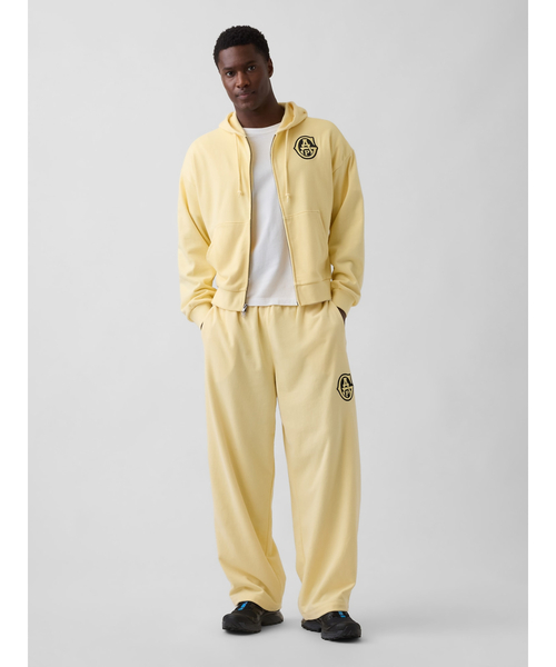 GAP（ギャップ） ジップアップパーカー M ホワイト メンズ : ZOZOTOWN