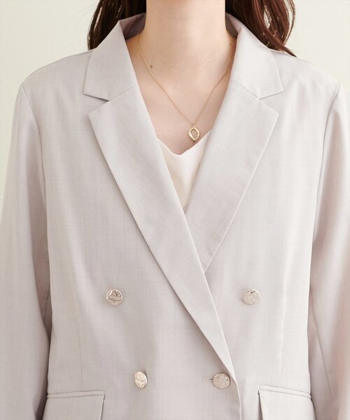 natural couture ジャケット テーラードジャケット 「sherbet line」UV
