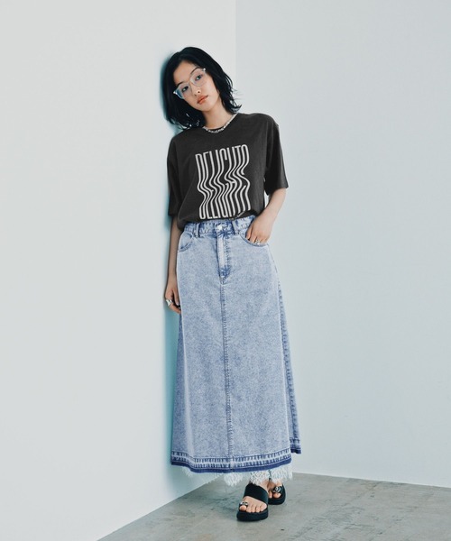 LEPSIM（レプシィム） tシャツ 半袖 カラーロゴTEE 1049028 レディース