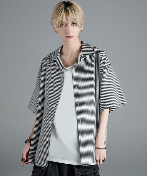 「ADRER」 半袖シャツ MEDIUM ブラック レディース_画像5