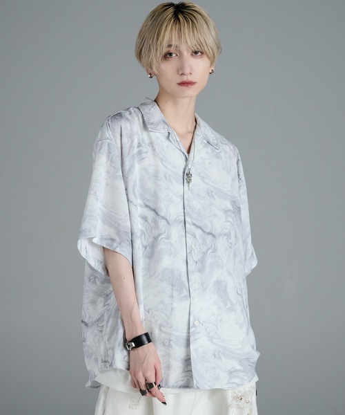 「ADRER」 半袖シャツ MEDIUM ブラック レディース_画像7