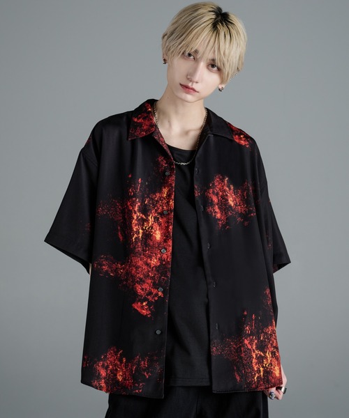 「ADRER」 半袖シャツ MEDIUM ブラック レディース_画像10