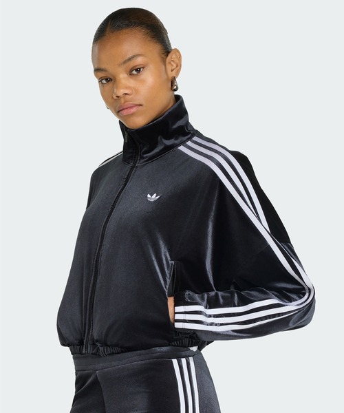 adidas（アディダス） ジャージ ルーシュ＆リボン トラックトップ 