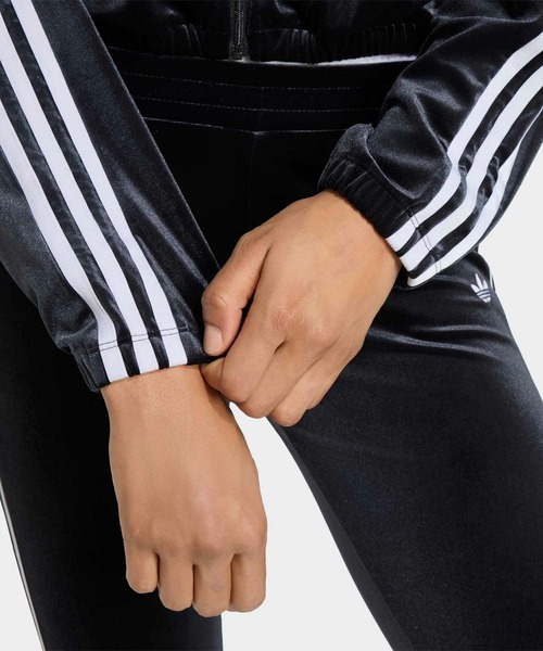 adidas（アディダス） ジャージ ルーシュ＆リボン トラックトップ