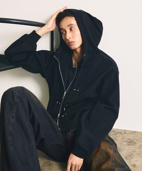 HARE（ハレ） パーカー 「SET UP対応」トラッカードッキングZIP 