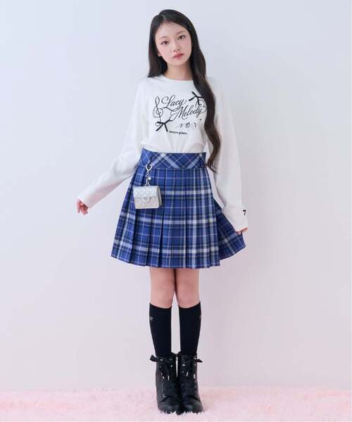 mezzo piano Junior（メゾピアノ ジュニア） tシャツ Melody リボン