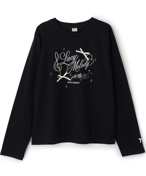 mezzo piano Junior（メゾピアノ ジュニア） tシャツ Melody リボン