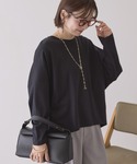 tシャツ ロングスリーブコクーンプルオーバー ...の詳細画像5