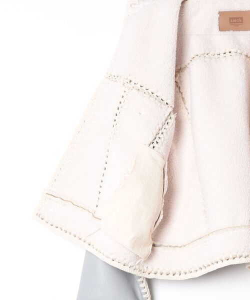 amok（アモク） コート ジャケット amok/アモク/HAND KNITTING BOA