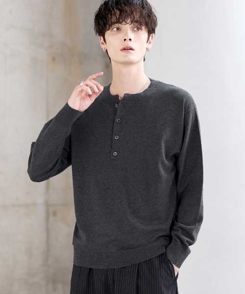C.E（シーイー） セーター ニット cavempt DBL KNIT SHORT SLEEVE CREW