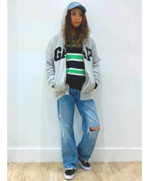 新品 GAP ギャップ ロゴ フルジップ パーカー ユニセックス ネイビー　M 楽天市場】(U)GAPロゴ フルジップパーカー(ユニセックス) GAP ギャップ