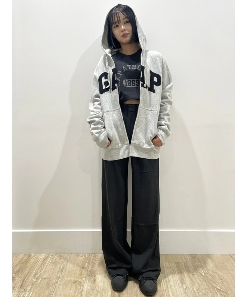 GAP（ギャップ） パーカー GAPロゴ フルジップパーカー(ユニセックス