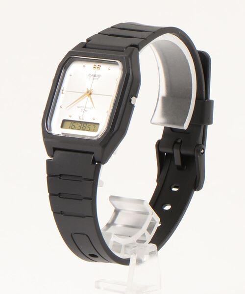 628 稼動 CASIO 時計　アナデジウォッチ　メンズ　ブラック　シルバー CASIO（カシオ） チープカシオ 腕時計 メンズ CASIO（カシオ)アナデジ