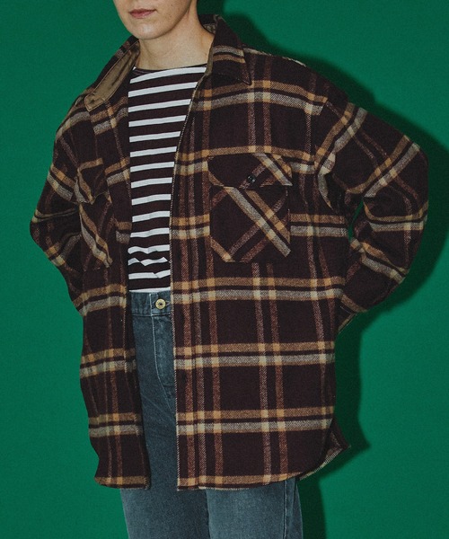 ブラウス シャツ 「Attick by Johnbull」CPOシャツ レディース メンズ Attick by johnbull ブラウス シャツ 「Attick Johnbull」CPO