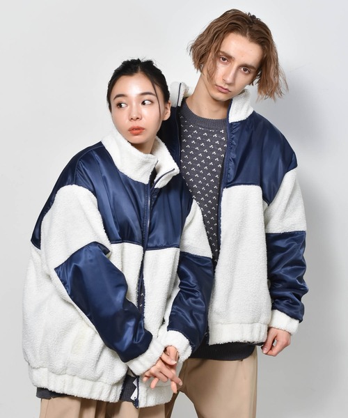Y ジップアップジャケット S-GINNI-ZIP-OD Zip-up sweatshirt with metallic logo