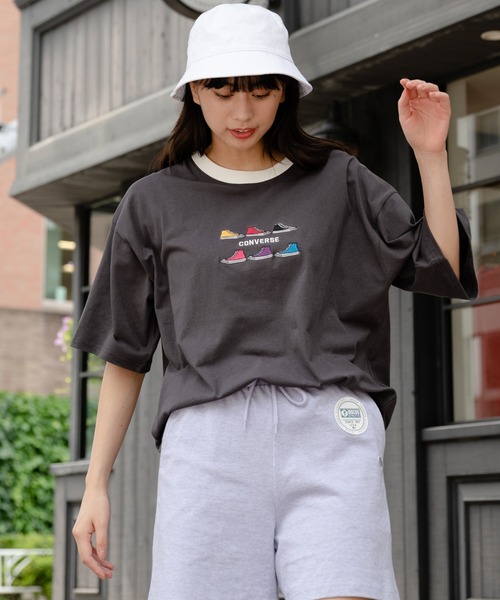 CONVERSE tシャツ 「CONVERSE/コンバース」スニーカー刺繍T