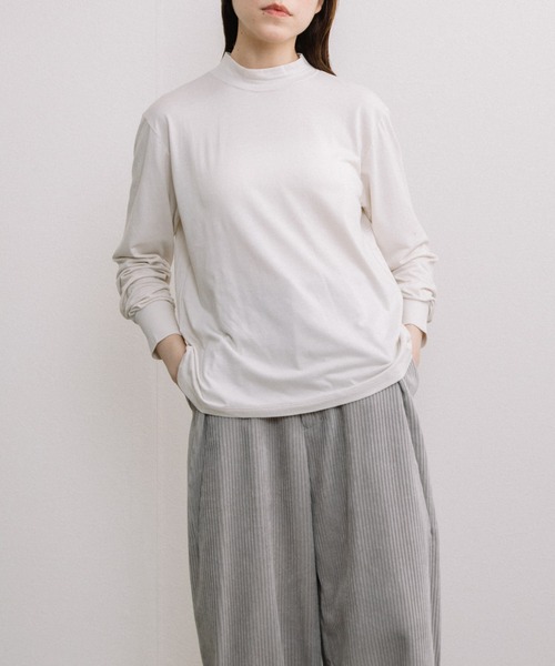 tシャツ 「Liyoca」綿モダールプルオーバー -手洗い可- レディース