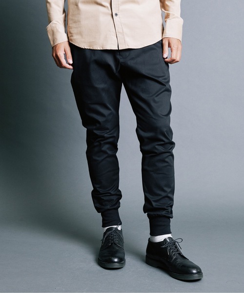 Magine パンツ CTN STRETCH RIB PANTS:コットン ストレッチ 裾
