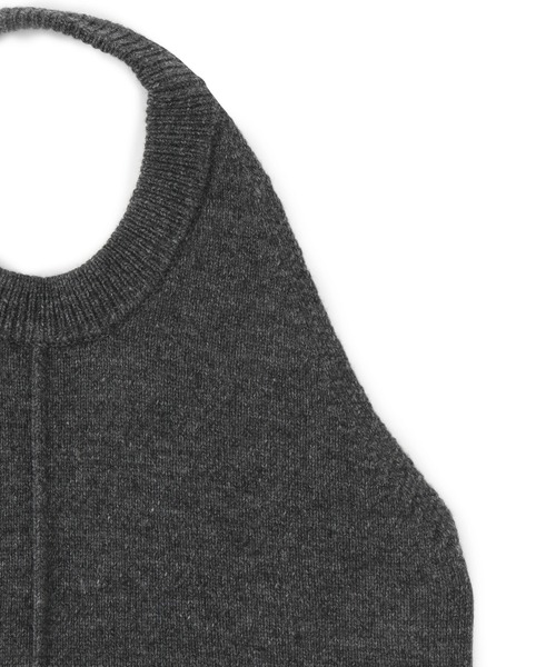 ADAM ET ROPE' 「逸品」ホルターネックニット レディース