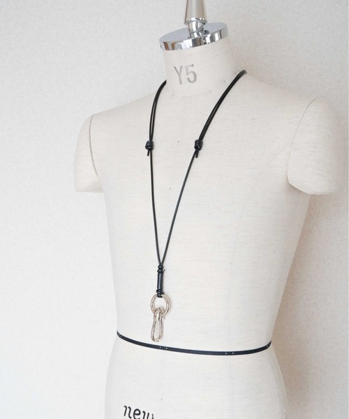 SENTI ネックレス センティ / HOOK CARABINER LEATHER STRAP