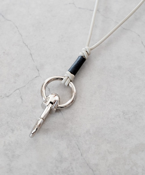 SENTI ネックレス センティ / HOOK CARABINER LEATHER STRAP