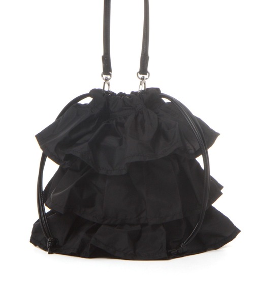 LAKOLE（ラコレ） ショルダーバッグ バッグ ラッフル巾着2WAY