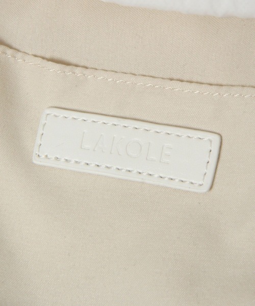 LAKOLE ショルダーバッグ バッグ ラッフル巾着2WAYショルダー