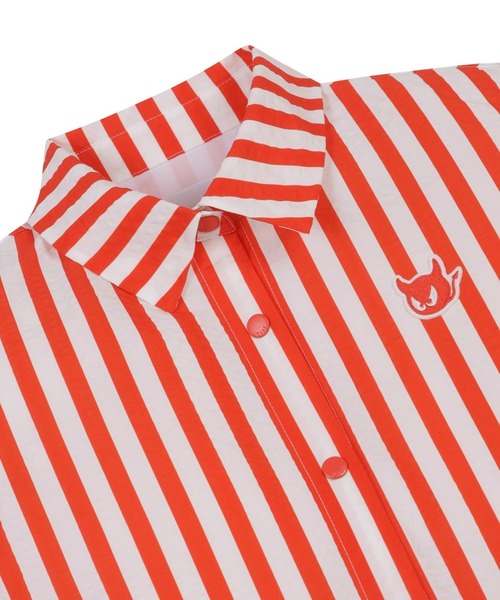 ブラウス シャツ WOMEN'S シアサッカー半袖ブラウス レディース