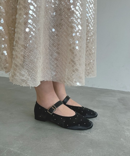 Daniella & GEMMA ストラップ付きバレエフラットシューズ ダニエラアンドジェマ Daniella & GEMMA ストラップ付きバレエ