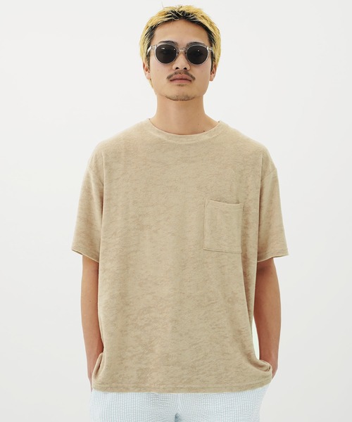 En serio TOKYO tシャツ 接触冷感パイルポケット付きTシャツ