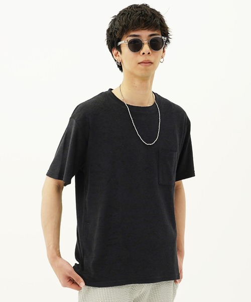 En serio TOKYO tシャツ 接触冷感パイルポケット付きTシャツ