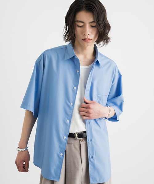 シャツ Wide silhouette HS shirt / ワイドシルエットHSシャツ メンズ レディースの画像