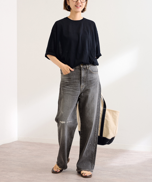 FRAMeWORK ≪追加・ベストセラー≫デニムストレートパンツ FRAMeWORK（フレームワーク） ジーンズ デニム デニムパンツ 「追加