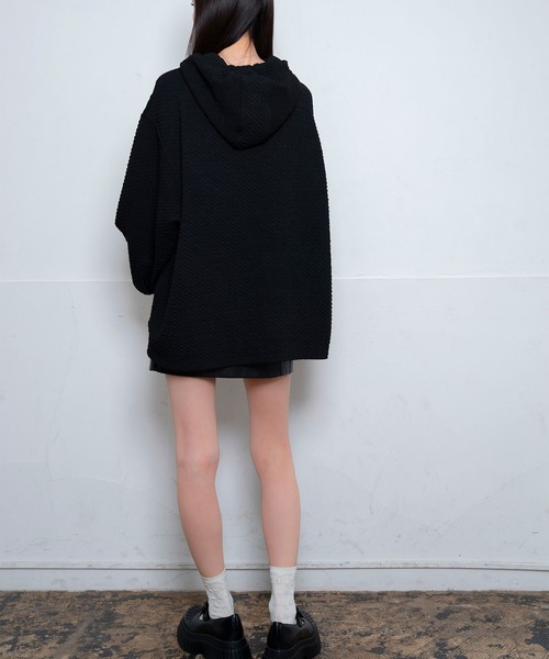 Nora Lily（ノラリリー） パーカー 「Nora Lily」Half-ZIP Hoodie