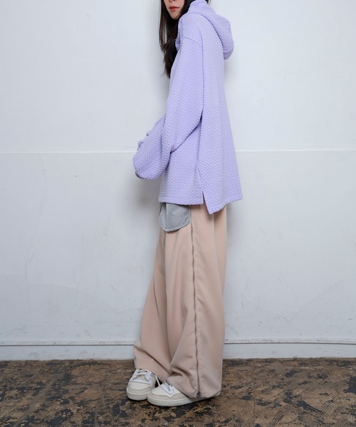 Nora Lily（ノラリリー） パーカー 「Nora Lily」Half-ZIP Hoodie