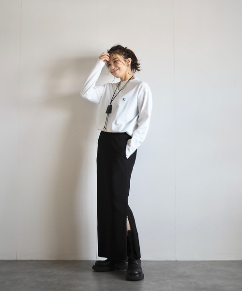 tシャツ 「ZOZO限定カラーあり」ANC ロングスリーブTシャツ レディース メンズ ANIECA tシャツ 「ZOZO限定カラーあり」ANC ロングスリーブT