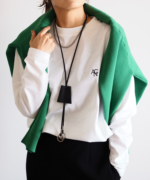 tシャツ 「ZOZO限定カラーあり」ANC ロングスリーブTシャツ レディース メンズ ANIECA tシャツ 「ZOZO限定カラーあり」ANC ロングスリーブT