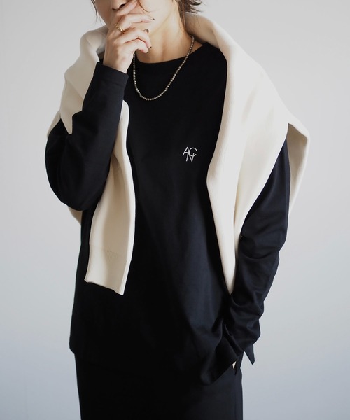 tシャツ 「ZOZO限定カラーあり」ANC ロングスリーブTシャツ レディース メンズ ANIECA tシャツ 「ZOZO限定カラーあり」ANC ロングスリーブT