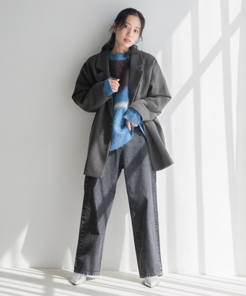 LOWRYS FARM ダブルフェイスユルジャケット 楽天市場】【SALE／40%OFF】ダブルフェイスユルジャケット