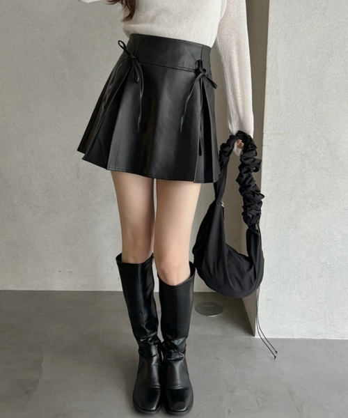 レザレクション　プリーツスカート 黒 BOTTOMS - Resurrection レザレクション オフィシャルサイト