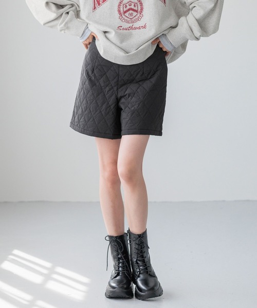 LOWRYS FARM パンツ キルティングショートパンツ 125548